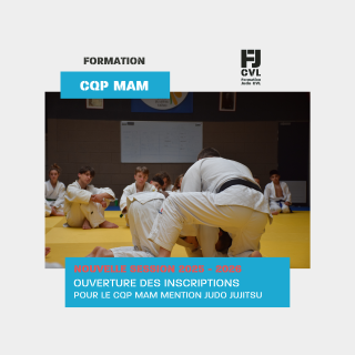 Image de l'actu 'OUVERTURE DES INSCRIPTIONS POUR LA NOUVELLE SESSION DE FORMATION CQP !'